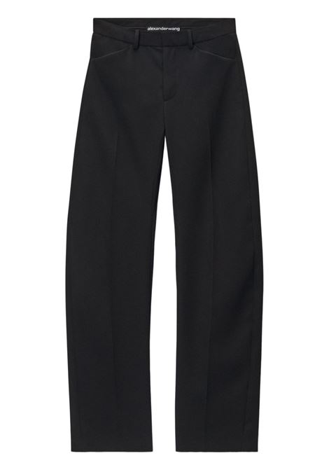 Black mid-rise trousers Alexander wang - women